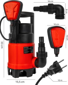 Maltec Pompa Zanurzeniowa do Wody Brudnej i Czystej 12500 l/h 2