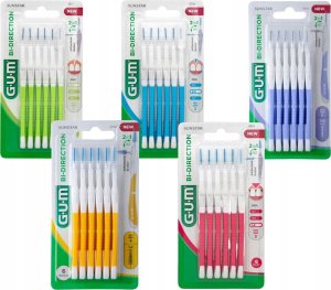GUM Sunstar Butler Szczoteczki międzyzębowe Bi-Direction 6 szt. 2