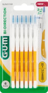 GUM Sunstar Butler Szczoteczki międzyzębowe Bi-Direction 6 szt. 4