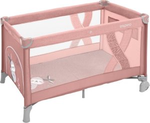 Baby Design Łóżeczko turystyczne Simple Pink 08 1