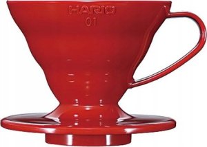 Hario Hario plastikowy Drip  V60-01 Czerwony 1