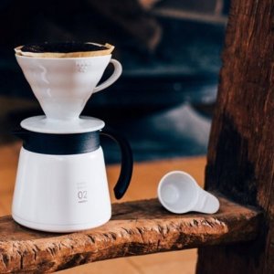 Hario ceramiczny Drip V60-02 Biały 3