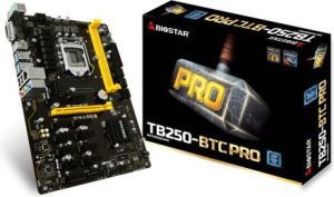 Płyta główna Biostar TB250-BTC PRO, B250, SATA3, DDR4, USB3.0, ATX 1