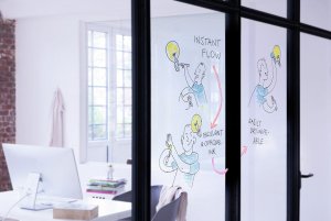 Edding Marker do powierzchni szklanych E-95 EDDING, 1,5-3 mm, 4 szt., mix kolorów 5