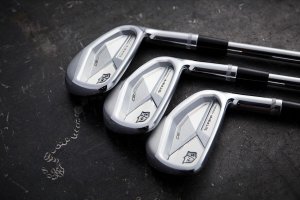 Wilson morele Wilson Model CB zest ironów golf (stal. shaft) 5-P 12