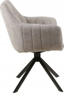 Signal Krzesło tapicerowane AZALIA Brego szare 7