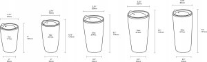 MiiR - Tumbler Biały - Kubek 350ml 8