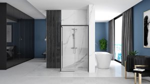 Rea Kabina prysznicowa SOLAR BLACK MAT 90x90 3