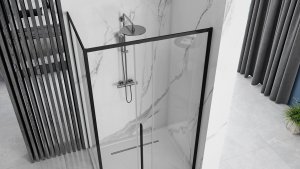 Rea Kabina prysznicowa SOLAR BLACK MAT 80x100 13