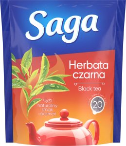 Saga Herbata SAGA, czarna, 20 torebek 1