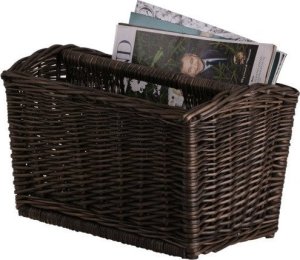 WickerPL Wiklinowy Kosz Organizer z Przegrodą 41x29 H24/26 cm 1