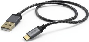 Kabel USB Hama USB-A - USB-C 0.75 m Szary (001357900000) 3