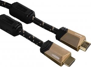 Kabel Hama HDMI - HDMI 0.75m brązowy (001222090000) 1