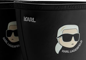 Karl Lagerfeld Kalosze damskie Karl Lagerfeld NFT Midi 3