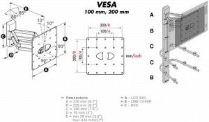 Meliconi Uchwyt LCD S40 27"-40" 2