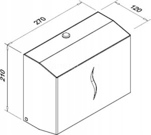 FANECO Podajnik ręczników ZZ HIT S ze stali nierdzewnej 3