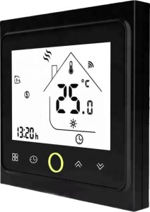 Moes Inteligentny termostat ogrzewanie elektryczne 16A Czarny  Wi-Fi BHT-002-GBLW Tuya 1