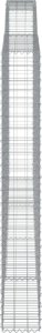 vidaXL vidaXL Kosze gabionowe, 9 szt, 400x30x220/240 cm, galwanizowane żelazo 5