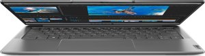 Laptop Lenovo Yoga Slim 6 14IAP8 i7-1260P 14" WUXGA OLED 400nits 60Hz 16GB LPDDR5 4800 SSD512 Intel Iris Xe Graphics Win11 Storm Grey 12