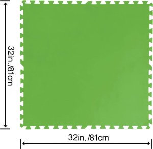 Bestway Bestway Maty ochronne Flowclear, 9 szt., zielone, 5,47 m 3