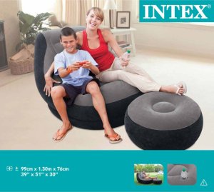 Intex Intex Fotel dmuchany z pufem Ultra Lounge Relax, 68564NP 5