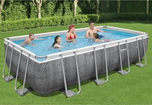Bestway Bestway Basen Power Steel z akcesoriami, prostokątny, 549x274x122 cm 1
