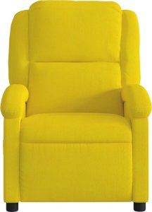 vidaXL vidaXL Elektryczny fotel rozkładany, żółty, obity aksamitem 9