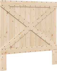 vidaXL vidaXL Rama łóżka z wezgłowiem, 100x200 cm, lite drewno sosnowe 6