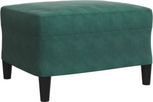 vidaXL vidaXL 3-cz. komplet wypoczynkowy z poduszkami, ciemnozielony, aksamit 6