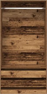 vidaXL vidaXL Szafa, stare drewno, 100x50x200 cm, materiał drewnopochodny 4