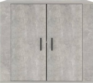 vidaXL vidaXL Szafka, szarość betonu, 80x33x70 cm, materiał drewnopochodny 3