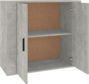 vidaXL vidaXL Szafka, szarość betonu, 80x33x70 cm, materiał drewnopochodny 4