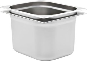 vidaXL Pojemniki gastronomiczne 2 szt. GN 1/2, 200 mm, stal nierdzewna 1