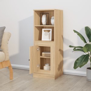 vidaXL vidaXL Szafka, dąb sonoma, 36x35,5x103,5 cm, materiał drewnopochodny 3