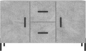 vidaXL Komoda, szarość betonu, 100x36x60 cm 6