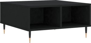 vidaXL vidaXL Stolik kawowy, czarny, 60x60x30 cm, materiał drewnopochodny 2