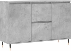 vidaXL Szafka, szarość betonu, 104x35x70 cm 2