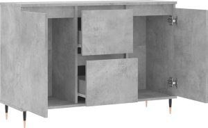 vidaXL Szafka, szarość betonu, 104x35x70 cm 6