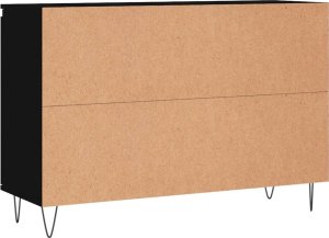 vidaXL vidaXL Szafka, czarna, 104x35x70 cm, materiał drewnopochodny 8