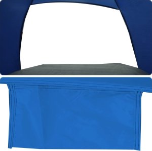 vidaXL vidaXL Namiot plażowy, 3-os., lazurowy, wodoszczelny 8