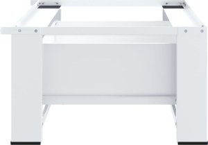vidaXL vidaXL Podest pod pralkę z szufladą, biały 6