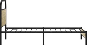 vidaXL vidaXL Łóżko bez materaca, 100x190 cm, dąb sonoma 6