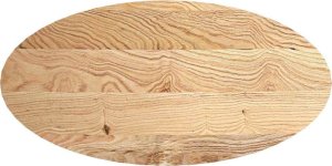 vidaXL Blat do stołu, 120x60x2 cm, lite drewno dębowe, owalny 2