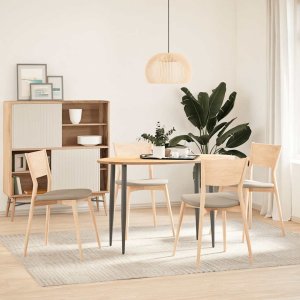 vidaXL Blat do stołu, 120x60x2 cm, lite drewno dębowe, owalny 3