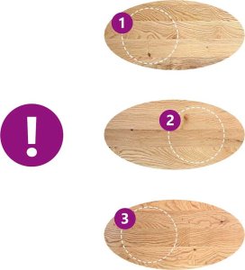 vidaXL Blat do stołu, 120x60x2 cm, lite drewno dębowe, owalny 7