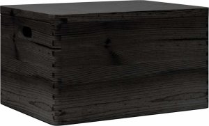 vidaXL vidaXL Skrzynka drewniana z pokrywką i uchwytami, lite drewno sosnowe 2