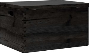 vidaXL vidaXL Skrzynka drewniana z pokrywką i uchwytami, lite drewno sosnowe 7