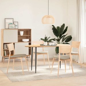 vidaXL vidaXL Blat do stołu, 140x60x2 cm, lite drewno dębowe, owalny 3