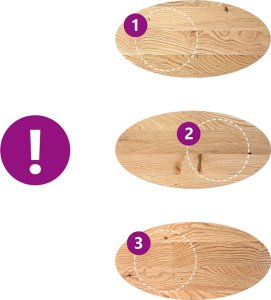 vidaXL Blat do stołu, 100x50x2 cm, lite drewno dębowe, owalny 7