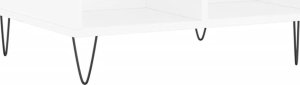 vidaXL vidaXL Stolik kawowy, biały 60x50x36,5 cm, materiał drewnopochodny 2